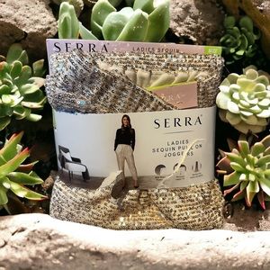ALDI Serra Sequin Joggers Size Medium